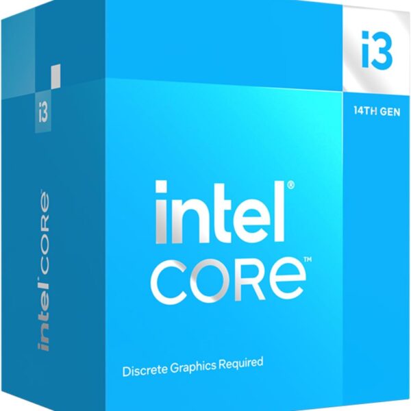 Intel Core i3-14100F Desktop Processor 4 cores (4 P-cores + 0 E-cores) up to 4.7 GHz